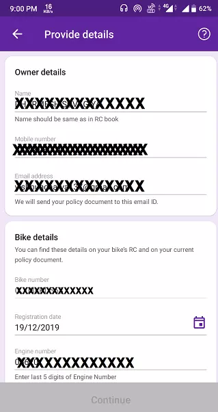 purani Bike ka Insurance