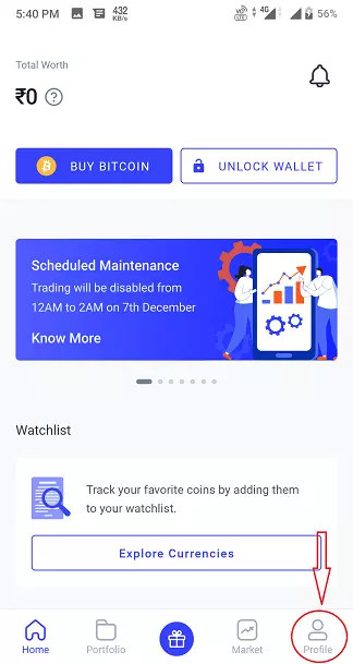 coinswitch kuber profile