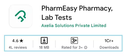 PharmEasy online medicine app