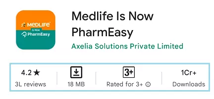 Medlife online medicine app