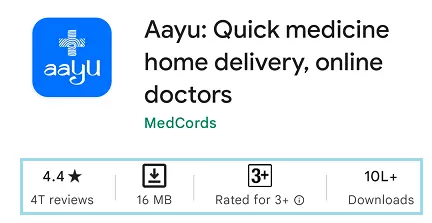 Aayu online medicine app