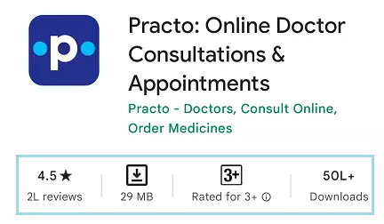 Practo online medicine app