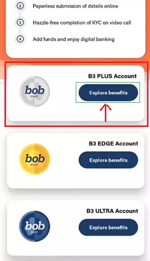 बैंक ऑफ बड़ौदा PLUS Account