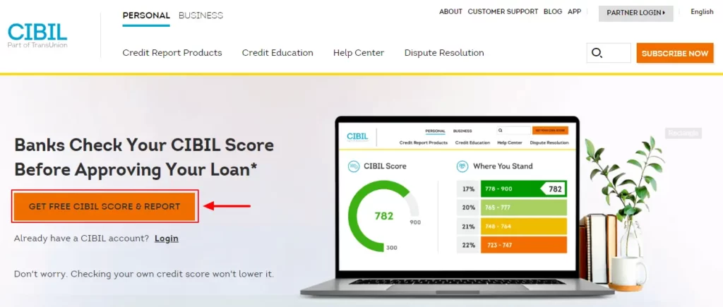 apna cibil score kaise check karen