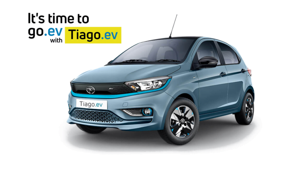 tata tiago ev car on road price