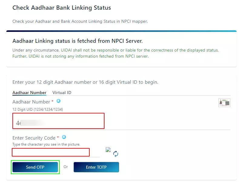 pm kisan aadhaar link status check online