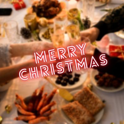 food party -wishes merry christmas