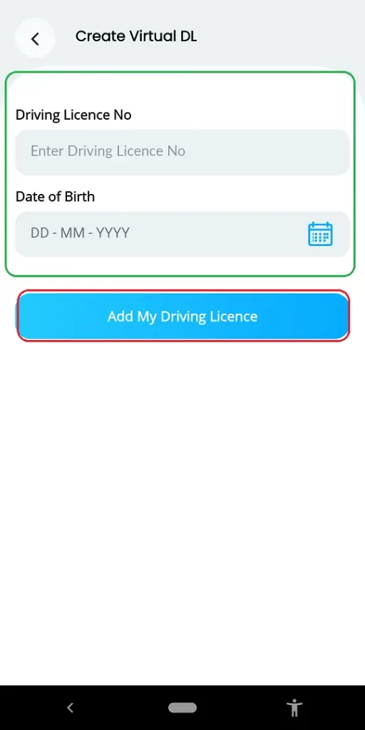 driving licence download pdf BY driving licence number