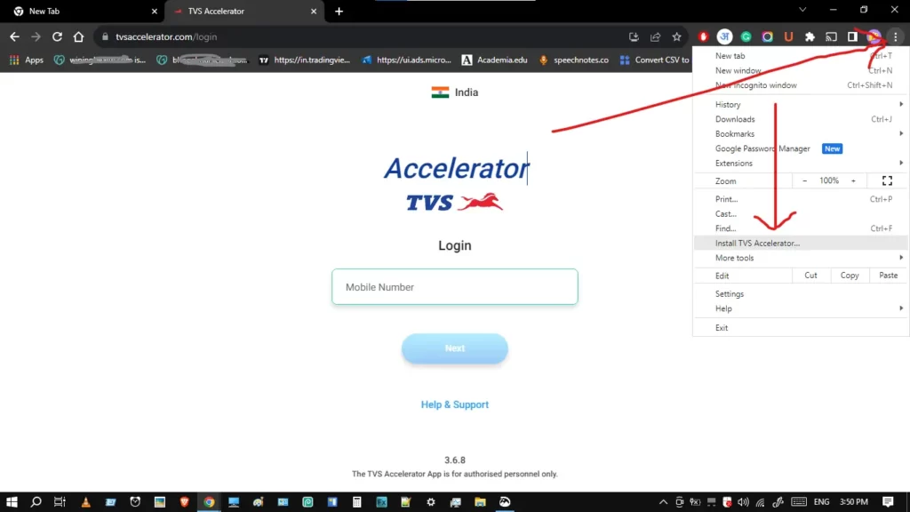 Tvs accelerator app for pc