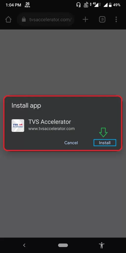 tvs accelerator app download