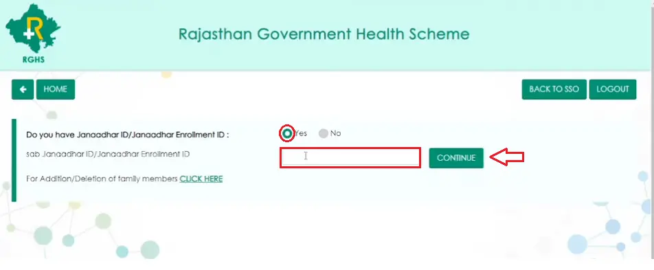 rghs.rajasthan.gov.in login rghs card download