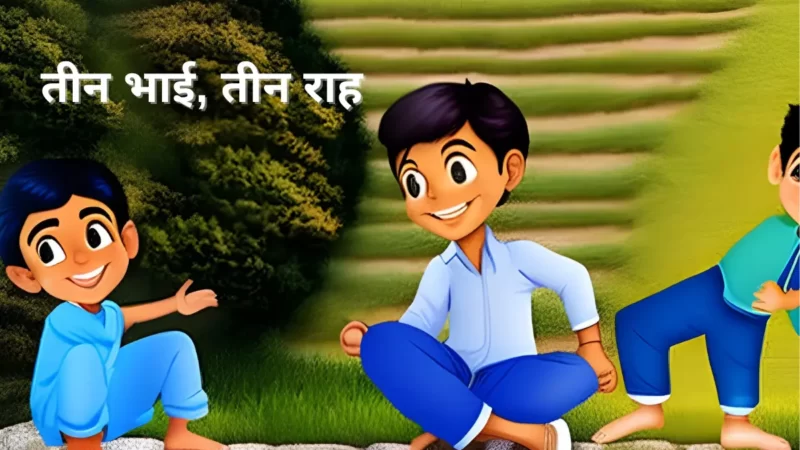 तीन भाई तीन राह-Hindi Story