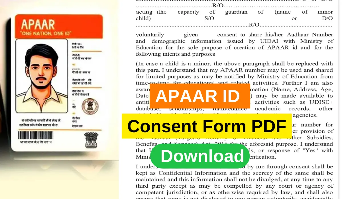 APAAR Id Consent Form PDF Download APAAR Id Consent apaar-id-consent-form-pdf-download-apaar-id-consent