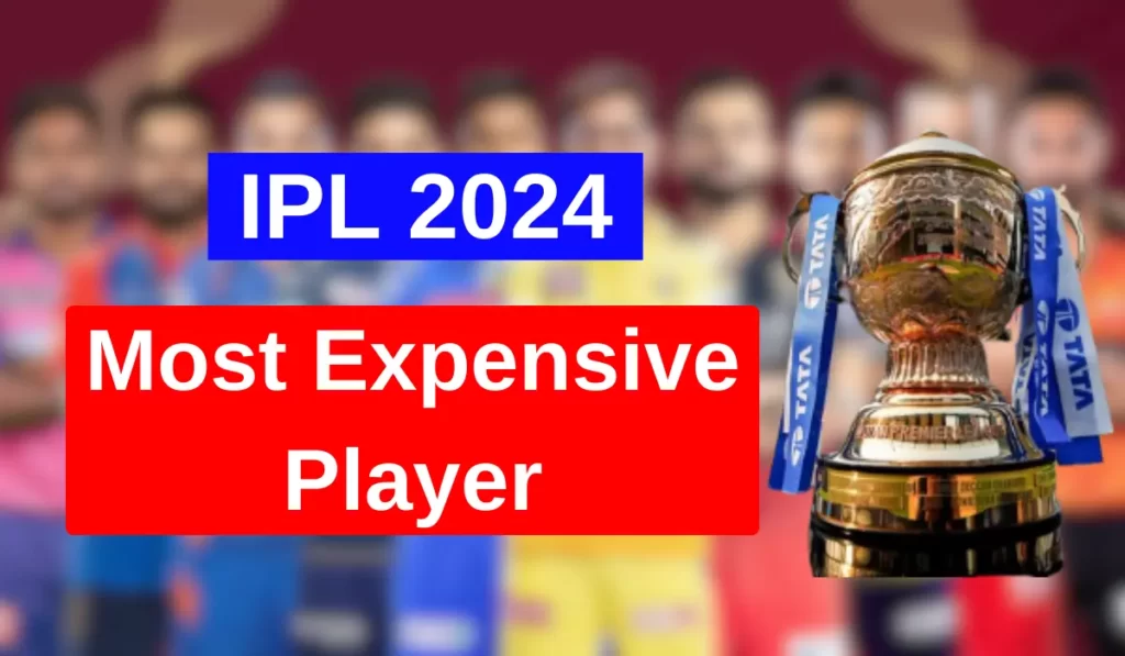 Most expensive player in ipl 2024 list
