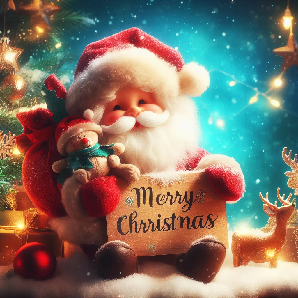 merry christmas images santa claus