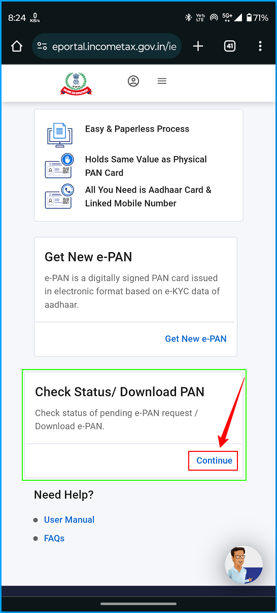 aadhar card se pan card kaise nikale