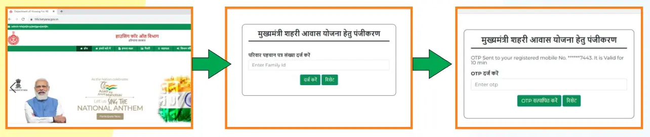 step by step mukhyamantri shehri awas yojana haryana online registration
