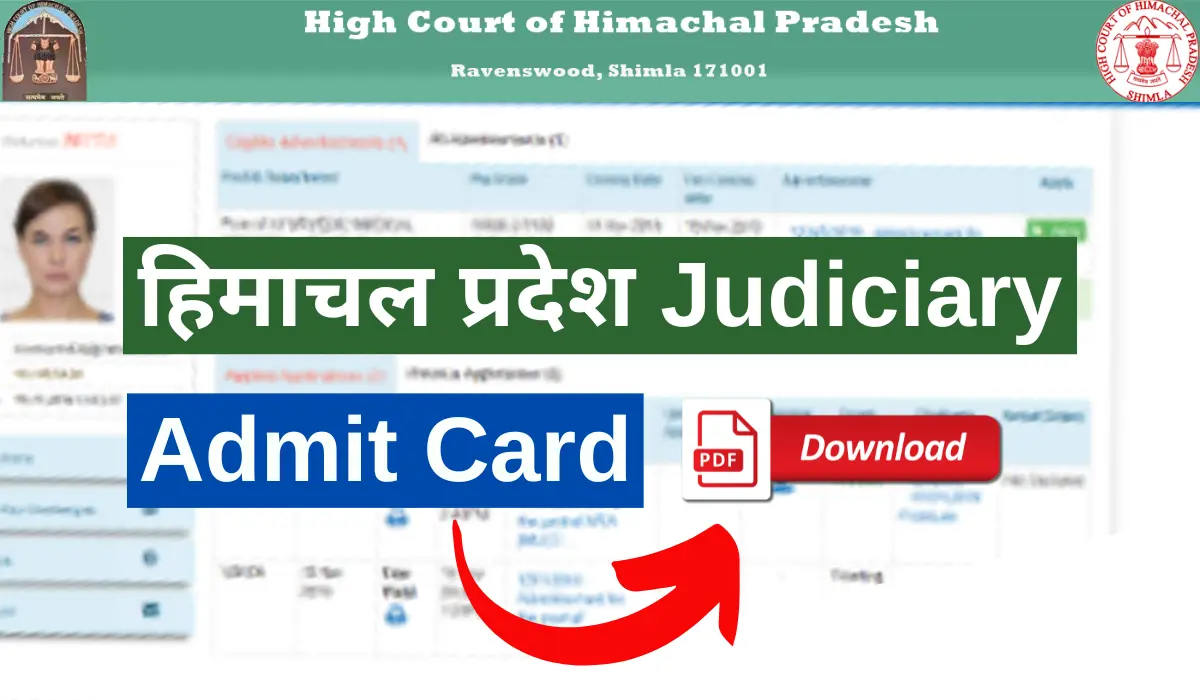 HP Judiciary Admit Card Kaise Download Karen