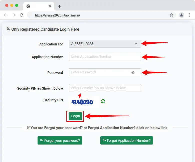 Step-by-Step Sainik School Admit Card Download Process