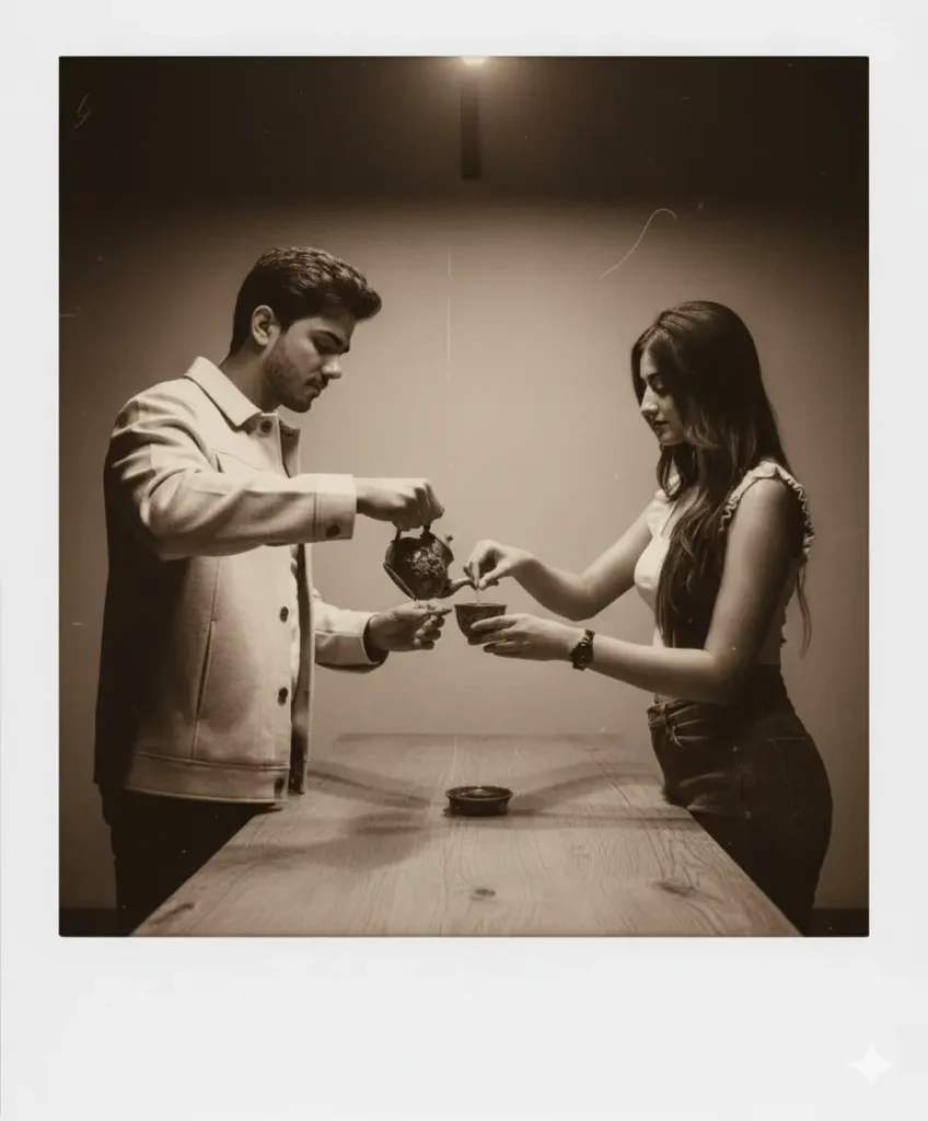 10 Gemini Prompt for Couple Photo Polaroid Copy Paste  | Polaroid Prompt for Gemini - Example 6