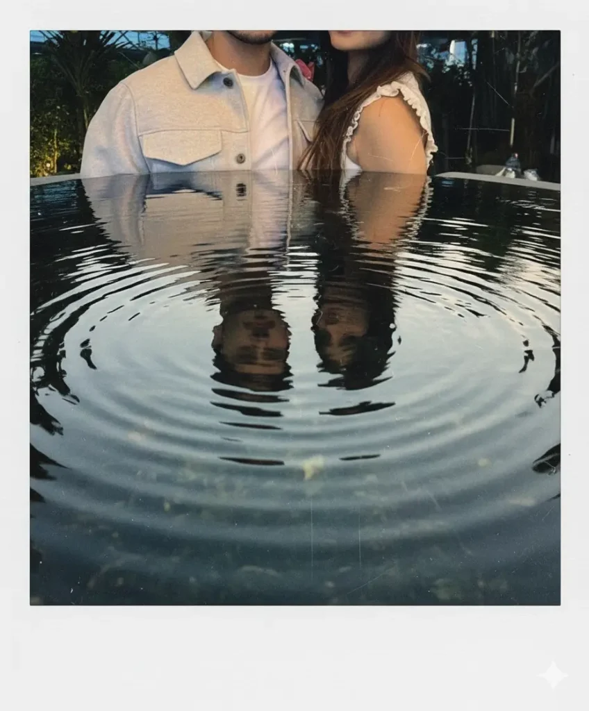 10 Gemini Prompt for Couple Photo Polaroid Copy Paste  | Polaroid Prompt for Gemini - Example 10