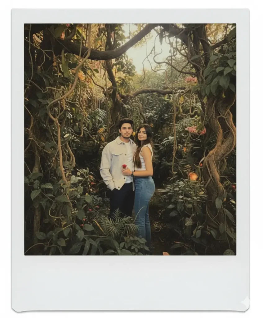 10 Gemini Prompt for Couple Photo Polaroid Copy Paste  | Polaroid Prompt for Gemini - Example 5