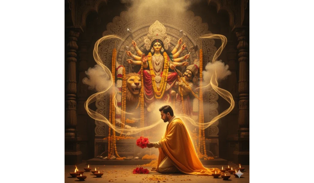 50+ Durga Puja Prompt for Google Gemini AI for Boy | Durga Puja Prompt Copy Paste - Example 3