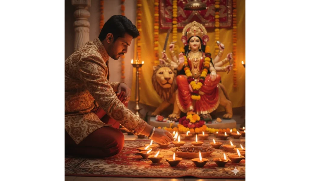 50+ Durga Puja Prompt for Google Gemini AI for Boy | Durga Puja Prompt Copy Paste - Example 6