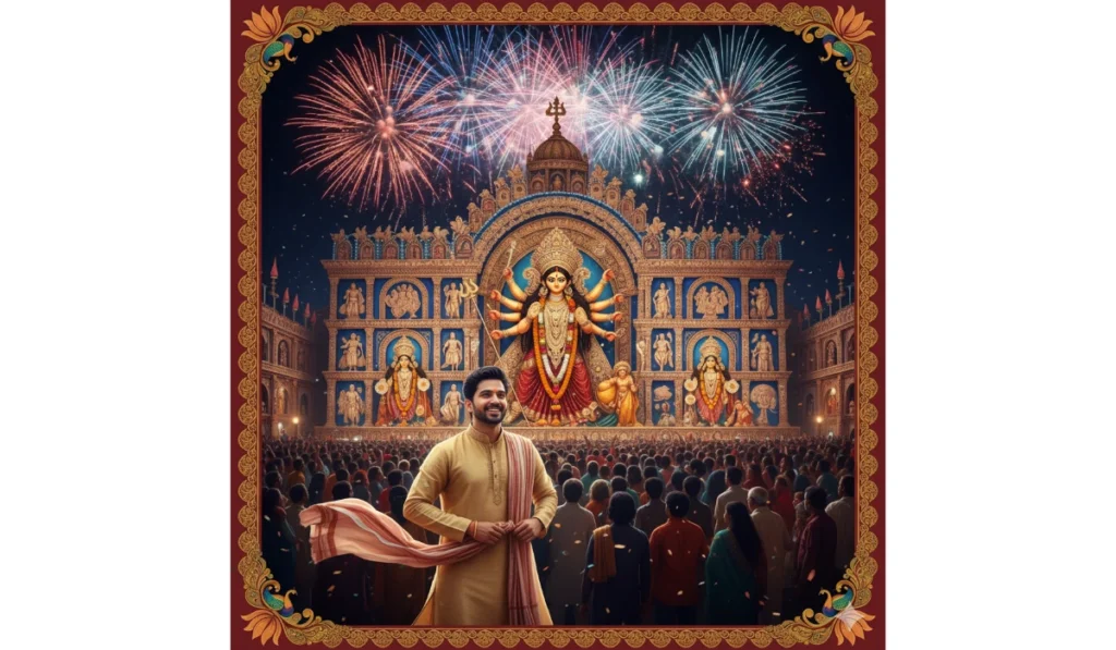 50+ Durga Puja Prompt for Google Gemini AI for Boy | Durga Puja Prompt Copy Paste - Example 9
